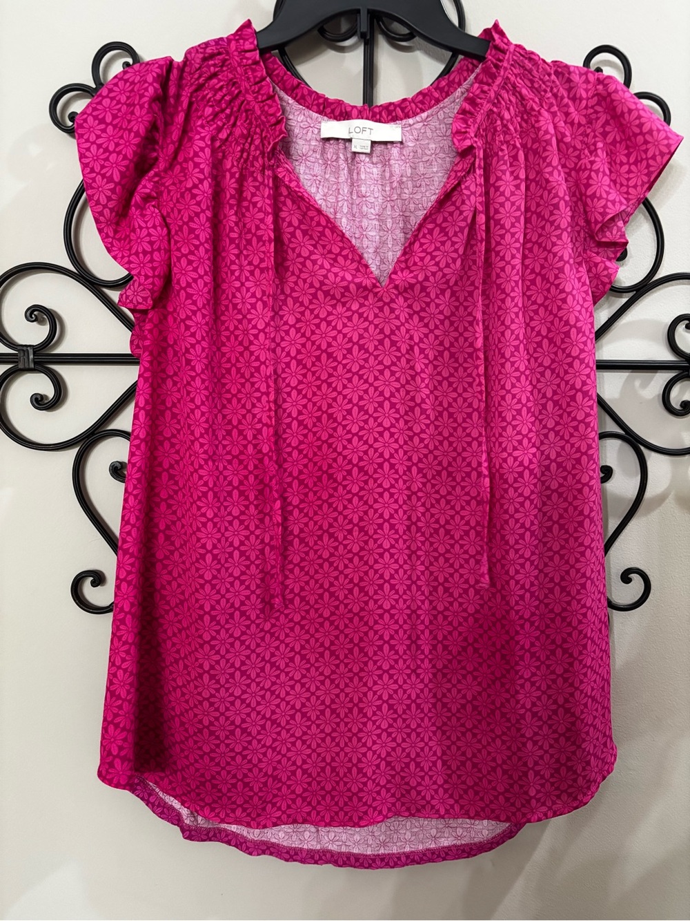 Loft pink blouse, size XL